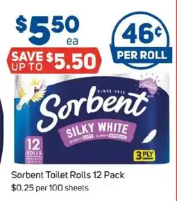 Foodland Sorbent toilet rolls offer