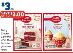 Foodland Betty crocker (excludes gluten free range) offer