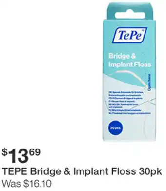Henry Schein Tepe Bridge & Implant Floss offer