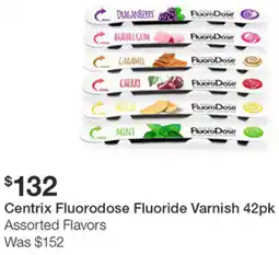 Henry Schein Centrix Fluorodose Fluoride Varnish offer