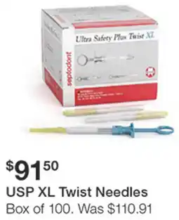 Henry Schein USP Twist Needles offer