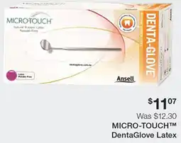 Henry Schein MICRO-TOUCH DentaGlove Latex offer
