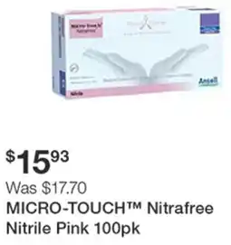 Henry Schein MICRO-TOUCH Nitrafree Nitrile offer