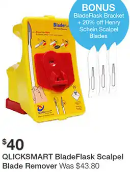 Henry Schein Qlicksmart Bladeflask Scalpel Blade Remover offer