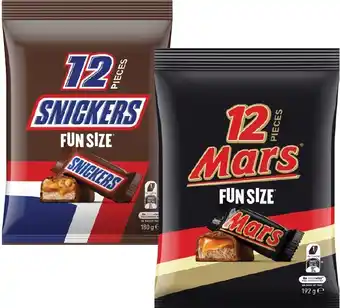 IGA Mars Fun Size Bags 132‑192g Selected Varieties offer