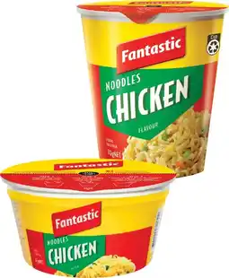 IGA Fantastic Cup or Bowl Noodles 70‑85g Selected Varieties offer