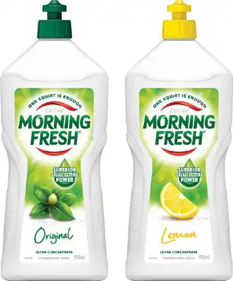 IGA Morning Fresh Dishwashing Liquid 900mL Selected Varieties offer