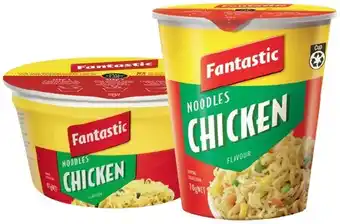 IGA Fantastic Cup Noodles 45-70g or Bowl Noodles 85g Selected Varieties offer