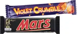 IGA Mars Medium Bars 44‑56g, Violet Crumble Bar 50g or M&M’s 35‑49g Selected Varieties offer
