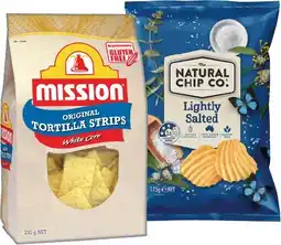 IGA Mission Tortilla Corn Chips 230g, Natural Chip Co. or CC’s Corn Chips 175g Selected Varieties offer