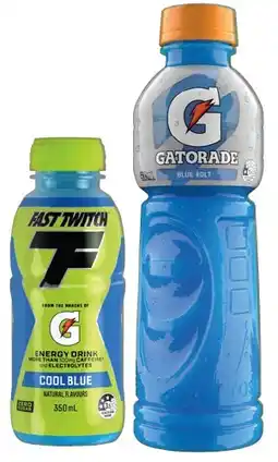 IGA Gatorade 600mL or Fast Twitch 350mL Selected Varieties offer