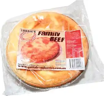 IGA Lorries Family Beef Pie 650g offer