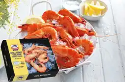 IGA Sea Harvest Cooked Exmouth Medium Endeavour Prawns 1kg offer