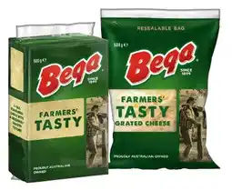 IGA Bega Grated Cheese or Cheese Block 500g Selected Varieties offer
