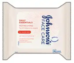 IGA Johnson’s Facial Cleansing Wipes 25 Pack Selected Varieties offer