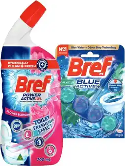 IGA Bref Rim Block Toilet Cleaner 50g or Gel 700mL Selected Varieties offer