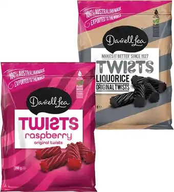 IGA Darrell Lea Liquorice Share Pack 200‑280g Selected Varieties offer