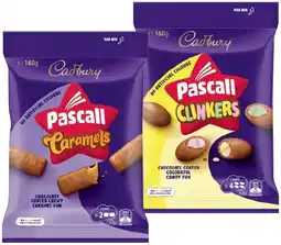 IGA Pascall Chocolate Share Bag 120‑185g or Cadbury Bitesize 120‑150g Selected Varieties offer