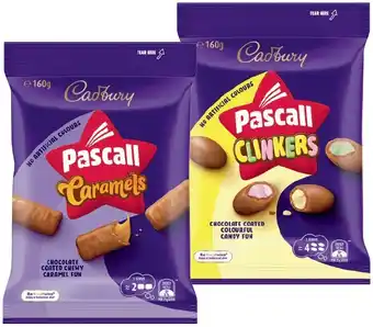 IGA Pascall Chocolate Share Bag 120‑185g or Cadbury Bitesize 120‑150g Selected Varieties offer