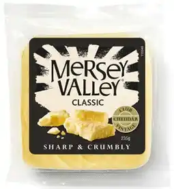 IGA Mersey Valley Vintage Cheddar Cheese 235g Selected Varieties offer