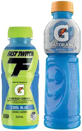 IGA Gatorade, G‑Active Electrolyte Water 600mL or Fast Twitch 350mL Selected Varieties offer