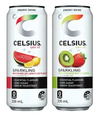 IGA Celsius Sparkling Energy Drink 330mL Selected Varieties offer