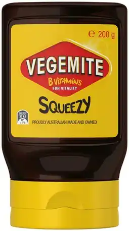 IGA Vegemite Squeezy 200g offer