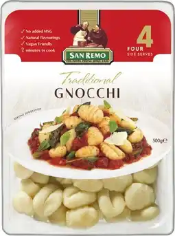 IGA San Remo Traditional Gnocchi 500g offer