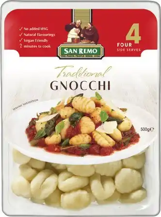 IGA San Remo Traditional Gnocchi 500g offer