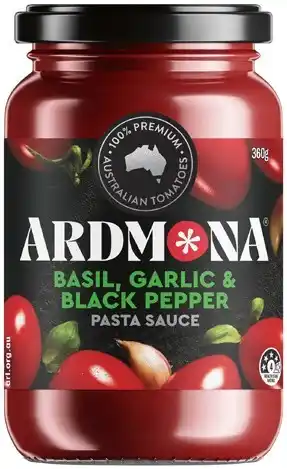 IGA Ardmona Pasta Sauce 360g Selected Varieties offer