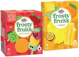 IGA Peters Frosty Fruits 8 Pack or Fruit Stack 6 Pack Selected Varieties offer