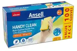 IGA Ansell Multi‑Purpose Disposable Gloves Medium /Large 100 Pack offer