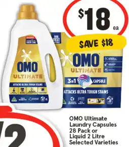 IGA OMO Ultimate Laundry Capsules offer