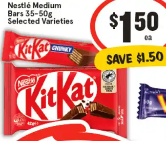 IGA Nestlé Medium Bars offer