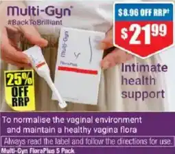Chemist Warehouse Multi-Gyn FloraPlus offer