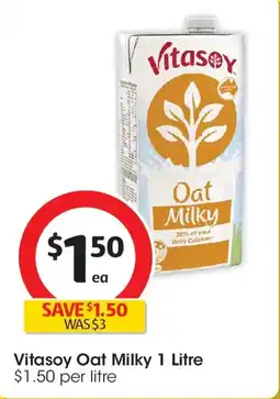 Coles Vitasoy Oat Milky offer