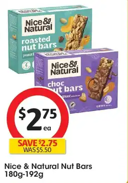 Coles Nice & Natural Nut Bars offer