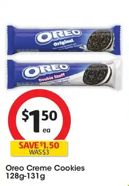 Coles Oreo Creme Cookies offer