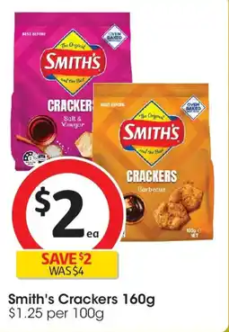 Coles Smith's Crackers offer