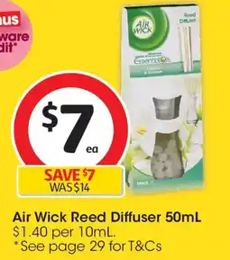 Coles Air Wick Reed Diffuser offer
