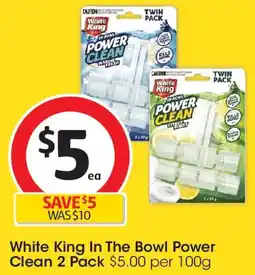 Coles White king in the bowl power clean offer