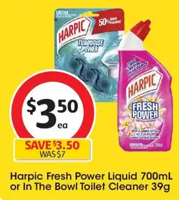 Coles Harpic Fresh Power Liquid offer
