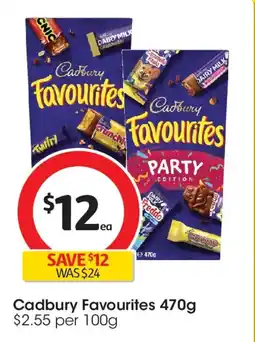 Coles Cadbury Favourites offer