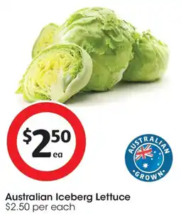 Coles Australian Iceberg Lettuce offer