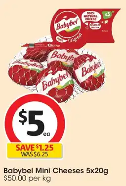 Coles Babybel Mini Cheeses offer