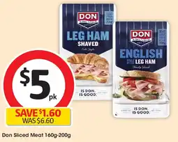 Coles Don Sliced Meat offer