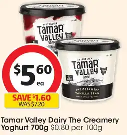 Coles Tamar Valley Dairy The Creamery Yoghurt offer