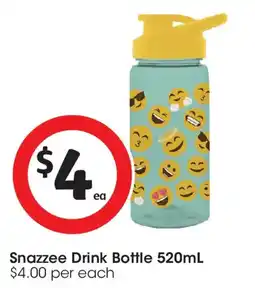 Coles Snazzee Drink Bottle offer