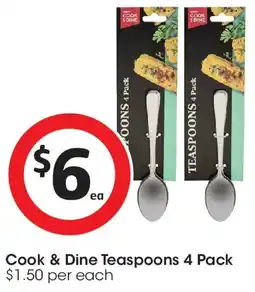 Coles Cook & Dine Teaspoons offer