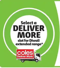 Coles Coles deliver more offer